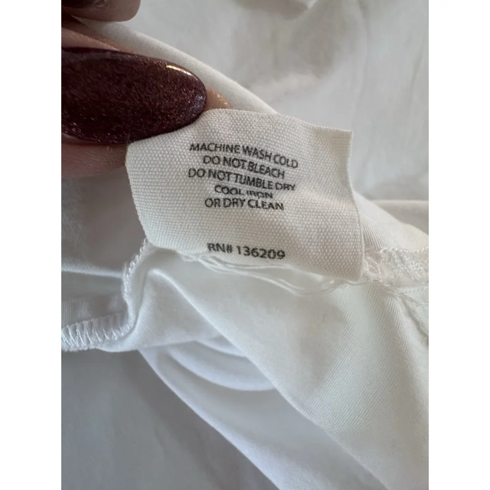 HATCH White Button Down Shirt Womens Maternity Oversized Long Sleeve 97% Cotton - Picture 9 of 9